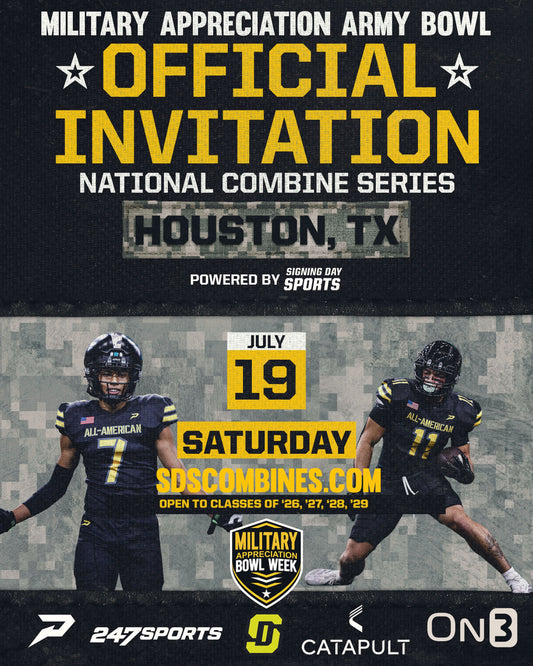 2025 MILITARY APPRECIATION U.S. ARMY BOWL COMBINE SERIES - HOUSTON, TX - LUTHERAN SOUTH ACADEMY - JULY 19TH - Signing Day Sports