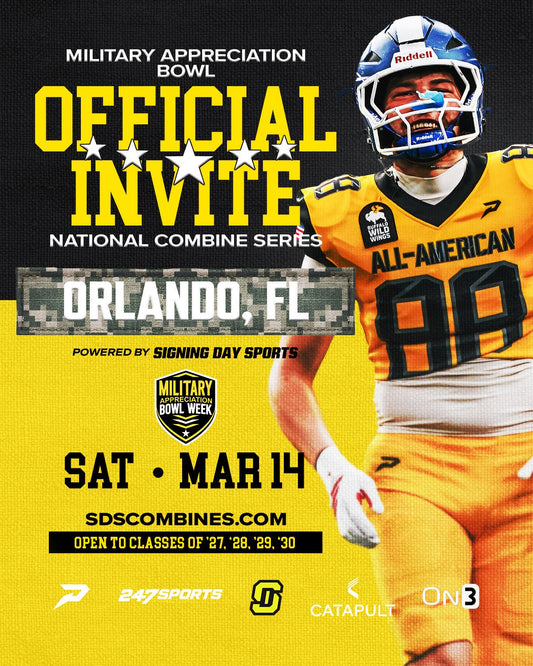 2026 MILITARY APPRECIATION U.S. ARMY BOWL COMBINE SERIES - ORLANDO, FL - MARCH 14TH - Signing Day Sports