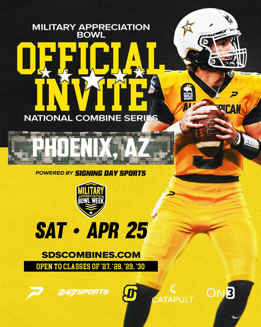 2026 MILITARY APPRECIATION U.S. ARMY BOWL COMBINE SERIES - PHOENIX, AZ - APRIL 25TH - Signing Day Sports