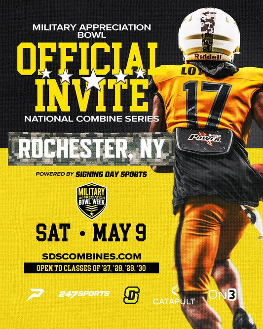 2026 MILITARY APPRECIATION U.S. ARMY BOWL COMBINE SERIES - ROCHESTER - MAY 9TH - Signing Day Sports
