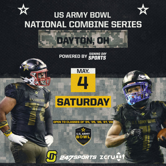 2024 U.S. ARMY BOWL NATIONAL COMBINE SERIES- DAYTON OH-ATHLETES IN ACTION SPORT COMPLEX-MAY 4TH - Signing Day Sports